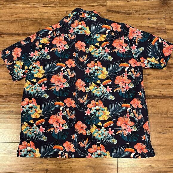 Official GUINNESS Toucan Hawaiian Shirt Beer Button Up Size XXL 2XL Men's - Picture 6 of 6